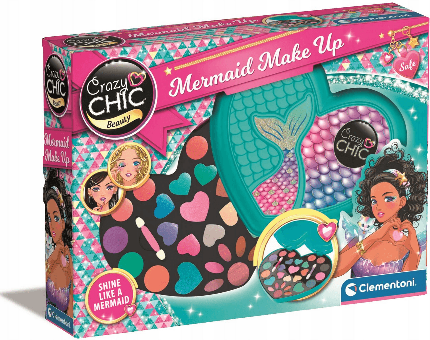 CLEMENTONI Crazy Chic Make up: Mořská panna