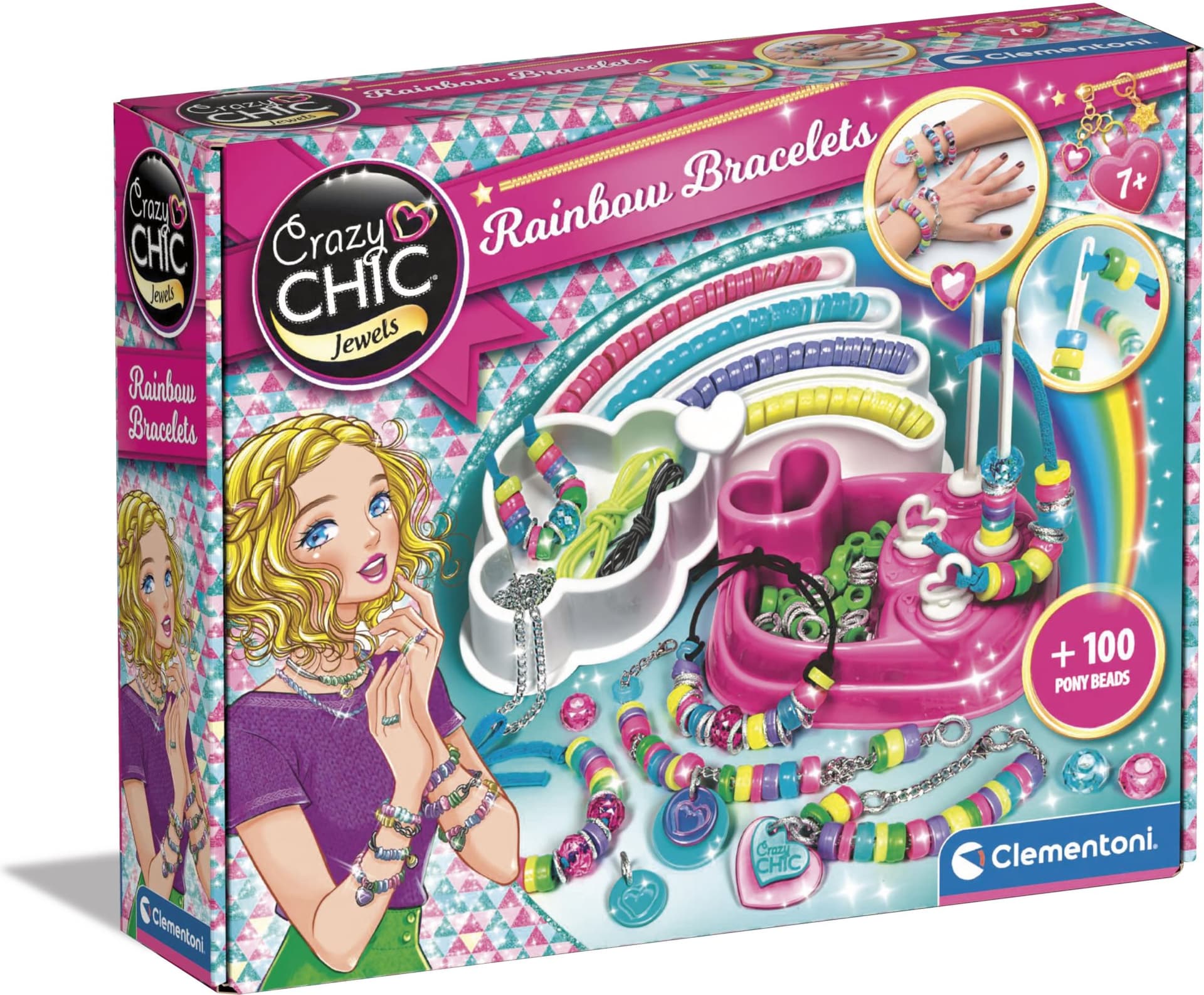 CLEMENTONI Crazy Chic Náramky multicolor styl