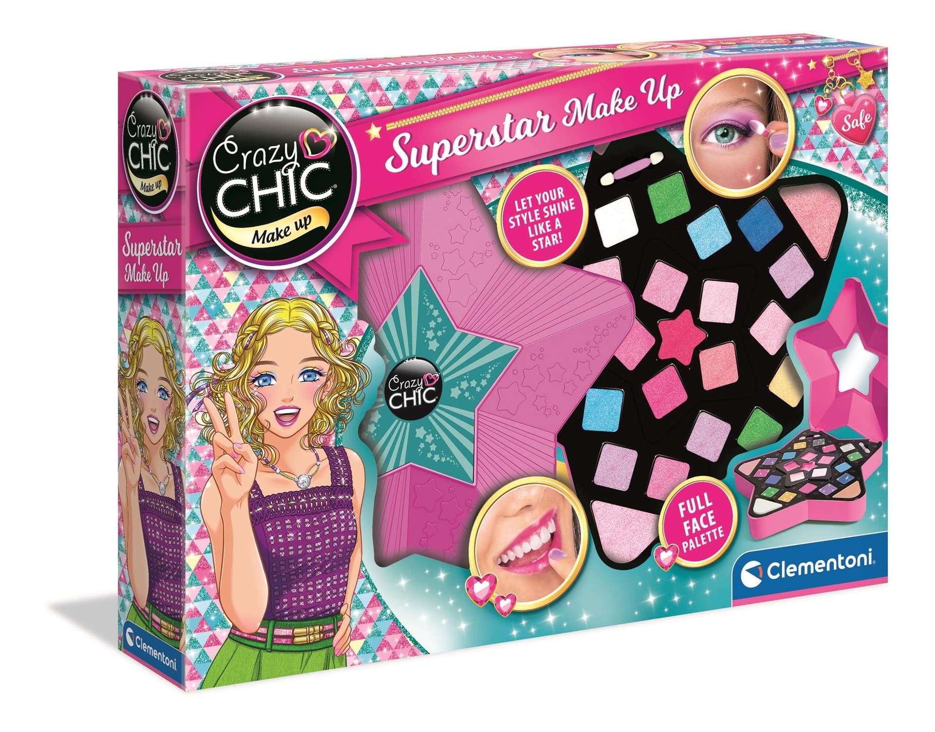 CLEMENTONI Crazy Chic Superstar Make up: Hvězda