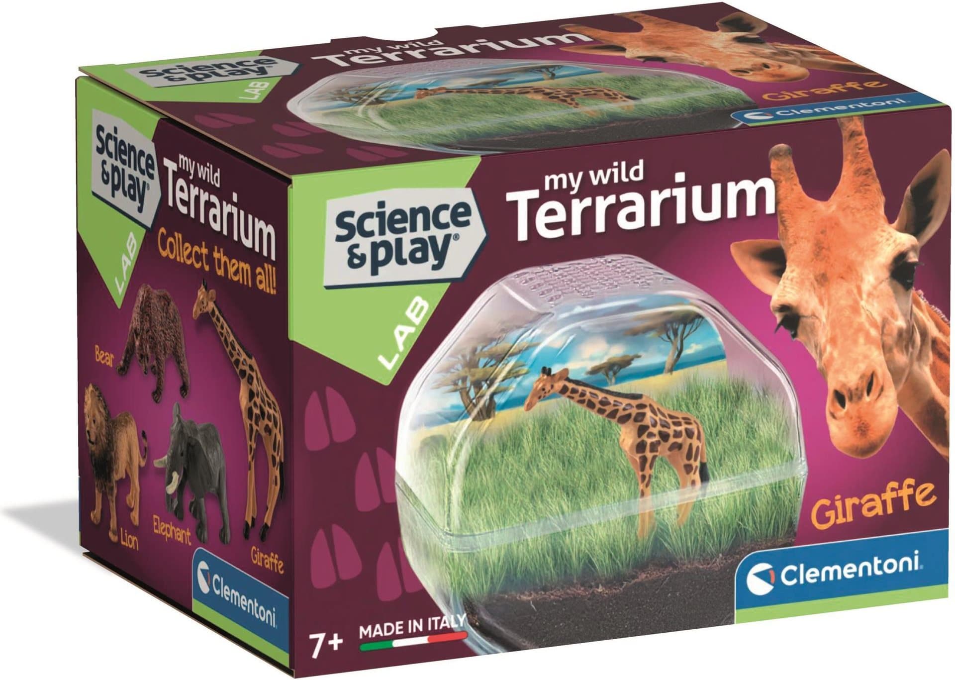 CLEMENTONI Mini terárium Žirafa