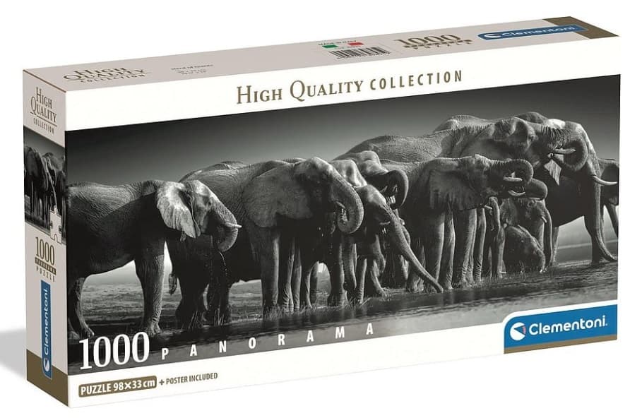 Clementoni Puzzle 1000 Panorama Herd of Giants