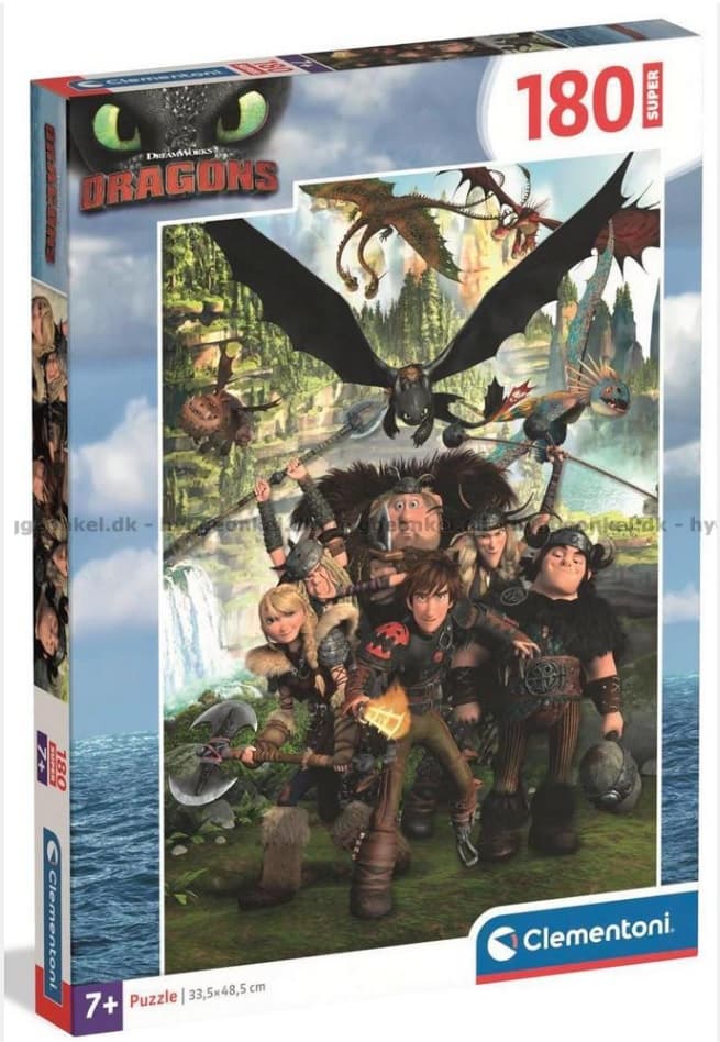 Clementoni Puzzle 180 How to Train Your Dragon