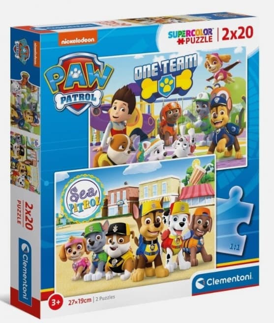 Clementoni puzzle 2x20 Paw Patrol