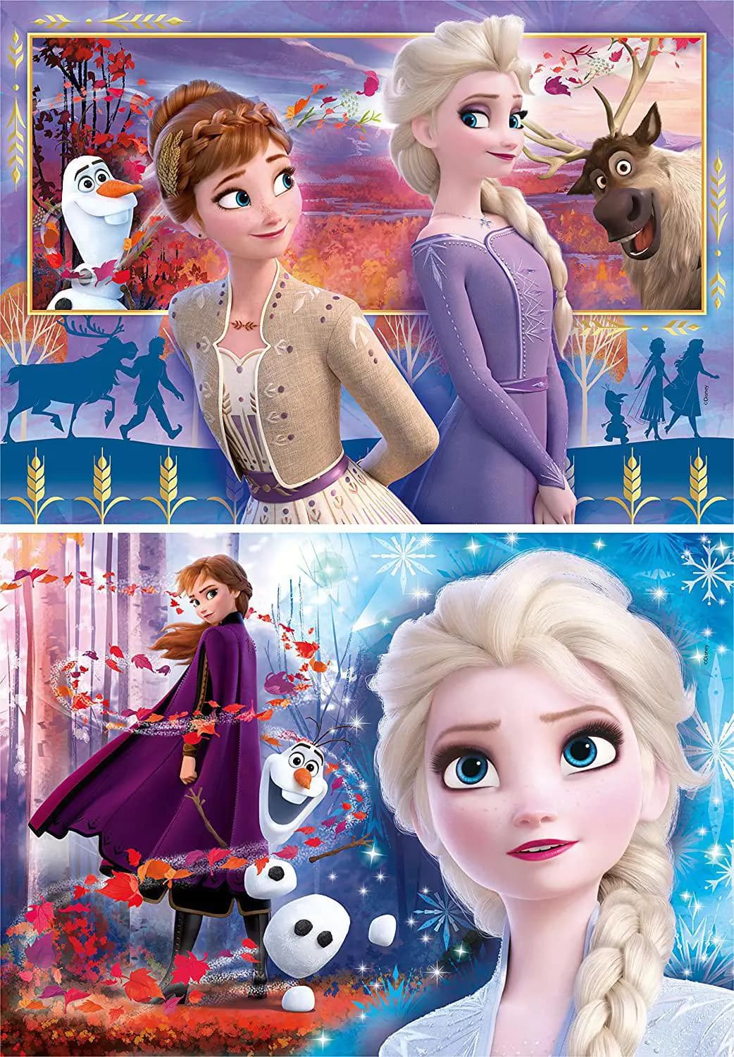 Clementoni - Puzzle 2x60 Frozen - 40-99 dielov