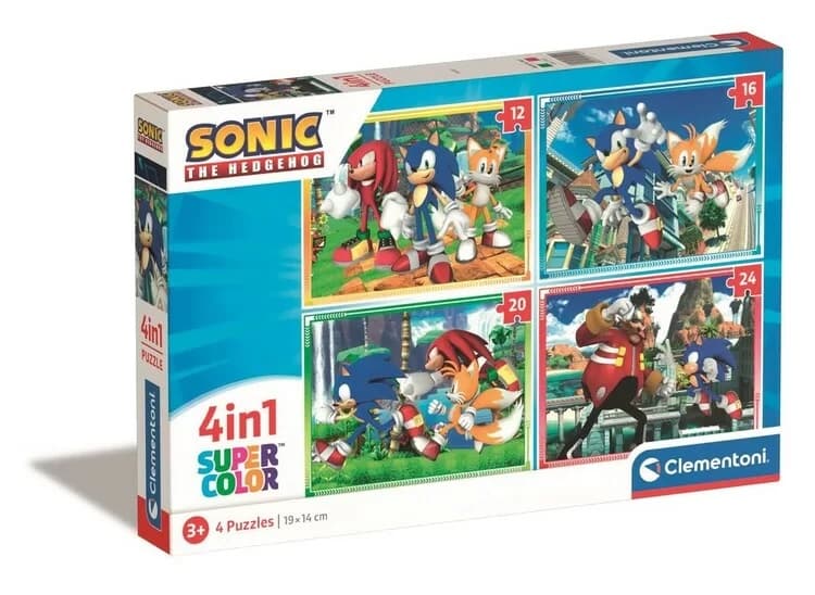 Clementoni Puzzle 4v1 SONIC