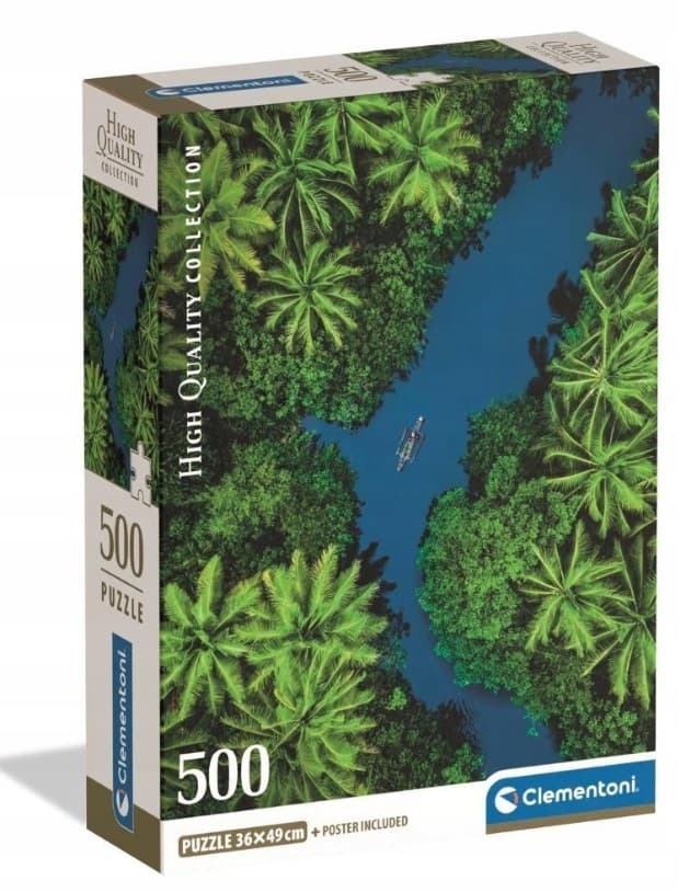Clementoni Puzzle 500 Tropický pohľad zhora