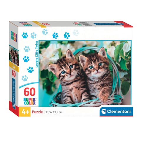 Clementoni Puzzle 60 Lovely Kitty Twins