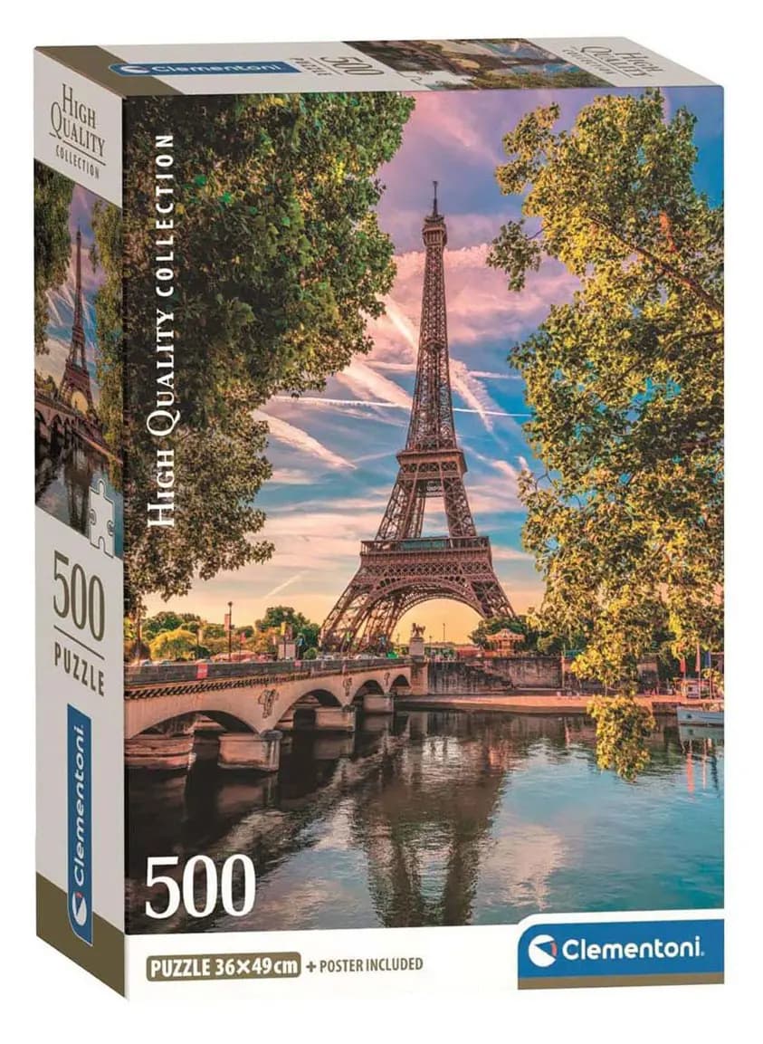 Clementoni - Puzzle Along The Seine - 500 dielov