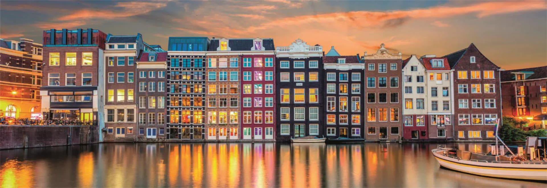 Clementoni - Puzzle Amsterdam skyline - 1000 dielov
