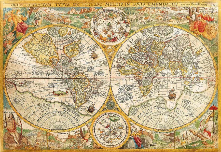 Clementoni - Puzzle Ancient Map - 2000 dielov