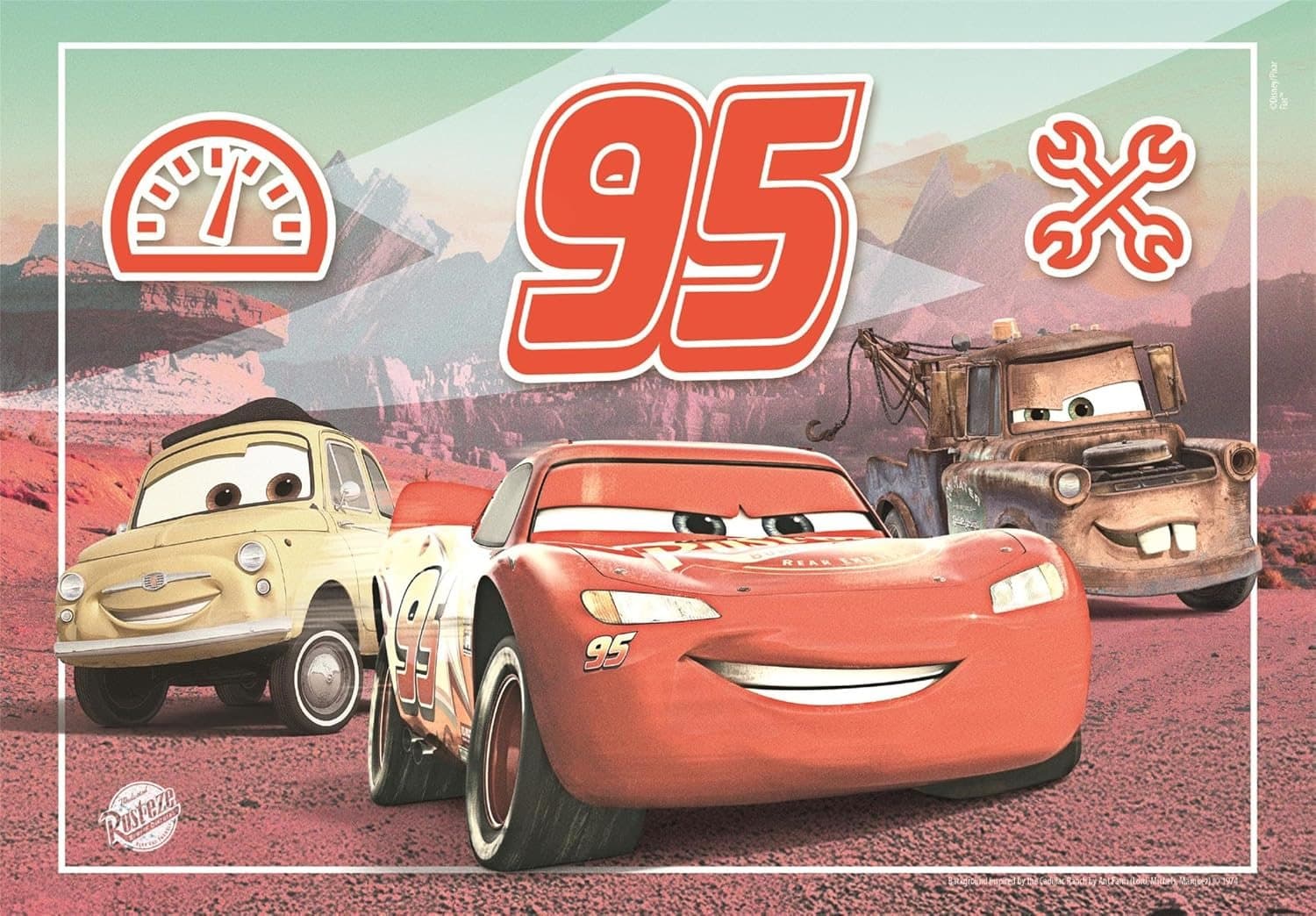 CLEMENTONI Puzzle Auta 60 dílků