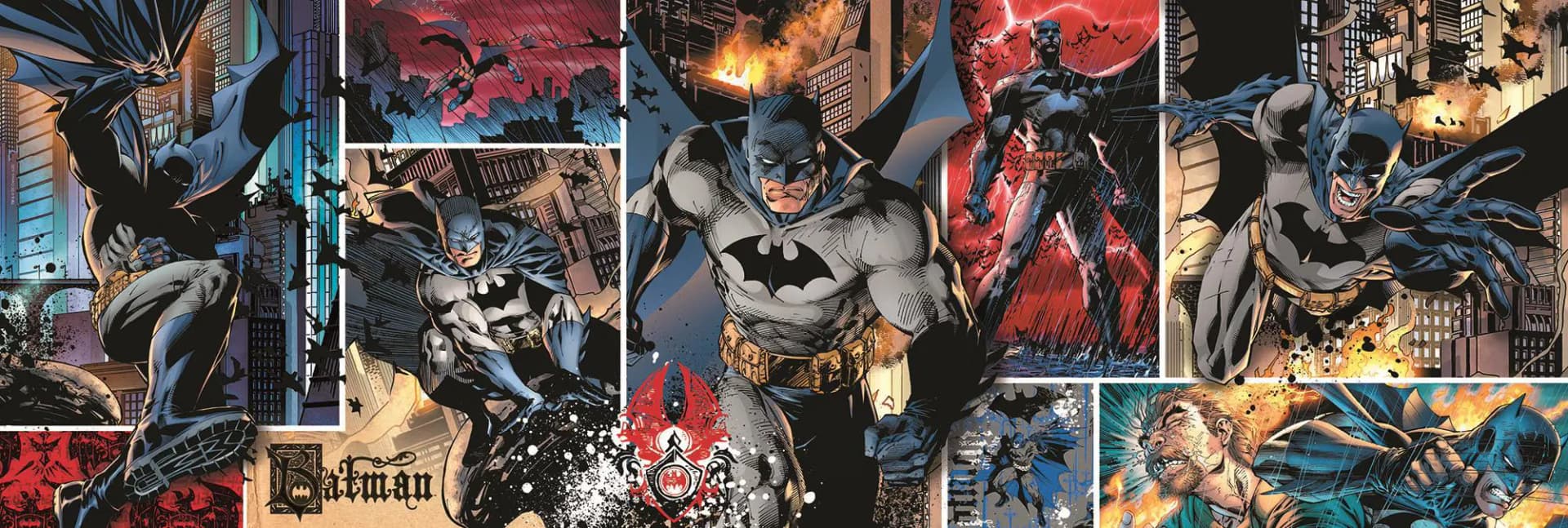 Clementoni - Puzzle Batman panoráma - 1000 dielov