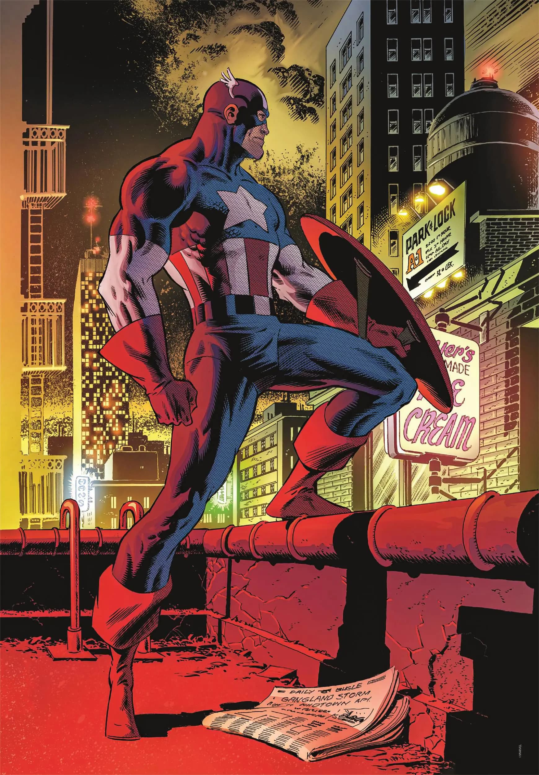 Clementoni - Puzzle Captain America - 1000 dielov