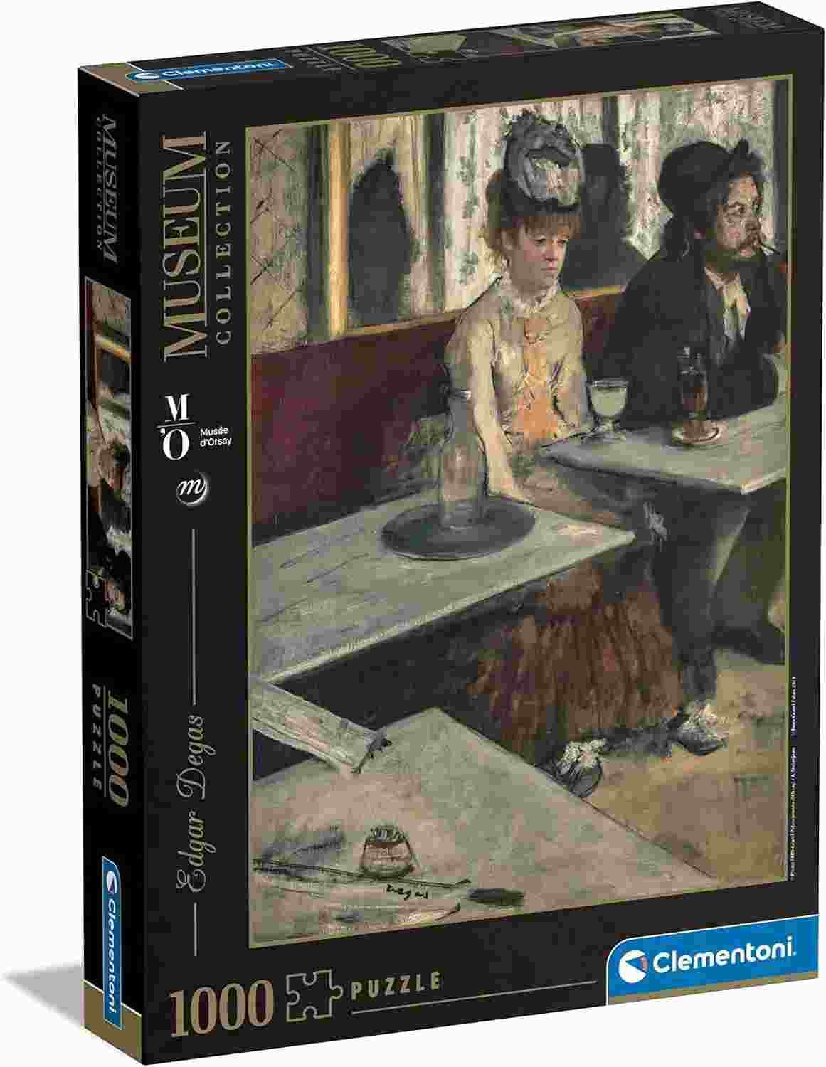 Clementoni - Puzzle Degas: Dans un cafe - 1000 dielov