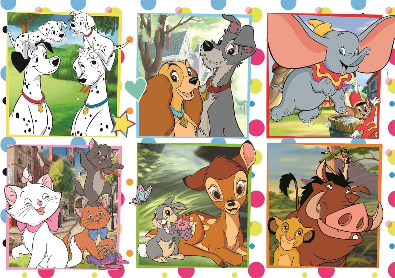 CLEMENTONI Puzzle Disney MAXI 104 dílků