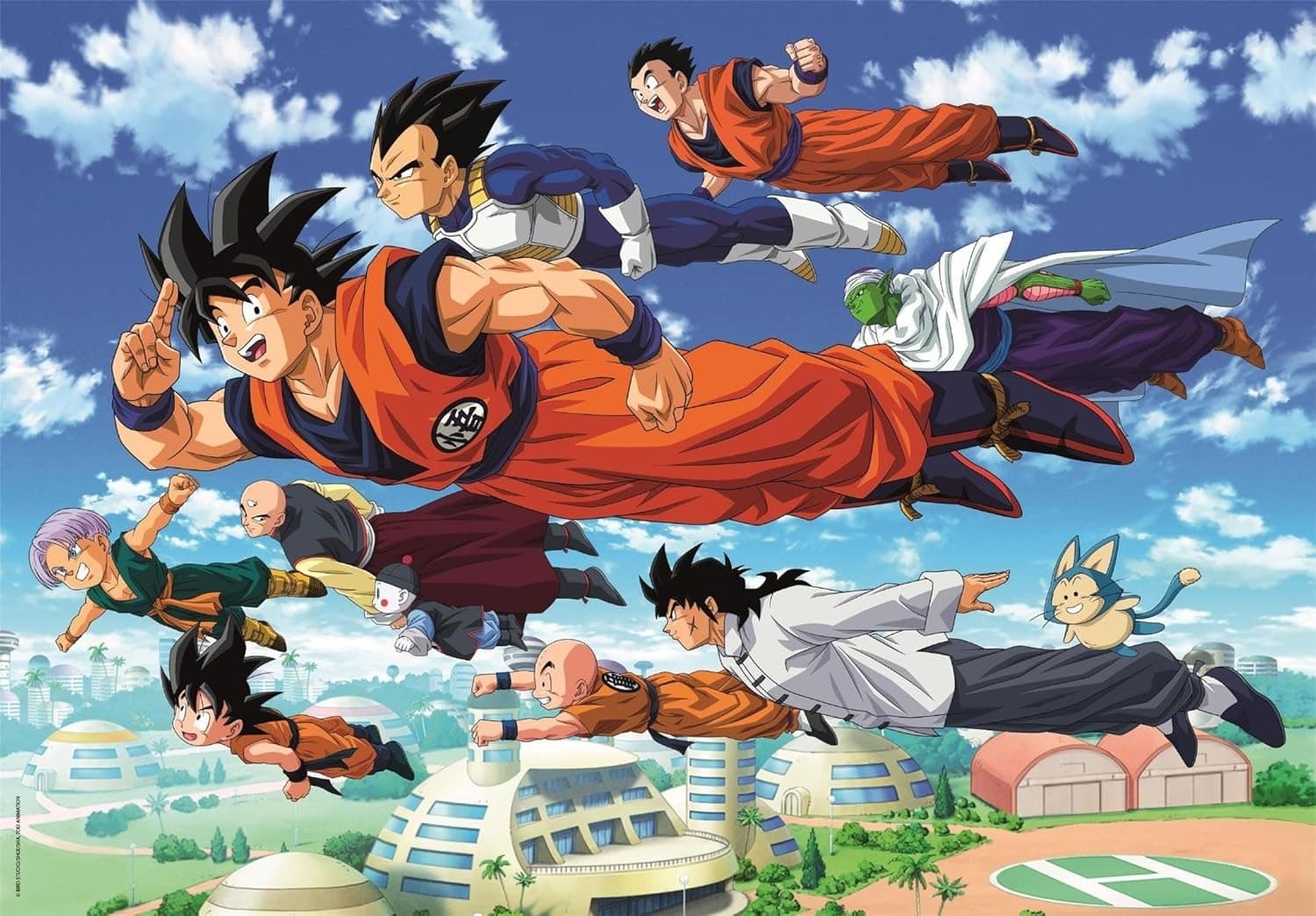 CLEMENTONI Puzzle Dragon Ball: Průlet 1000 dílků