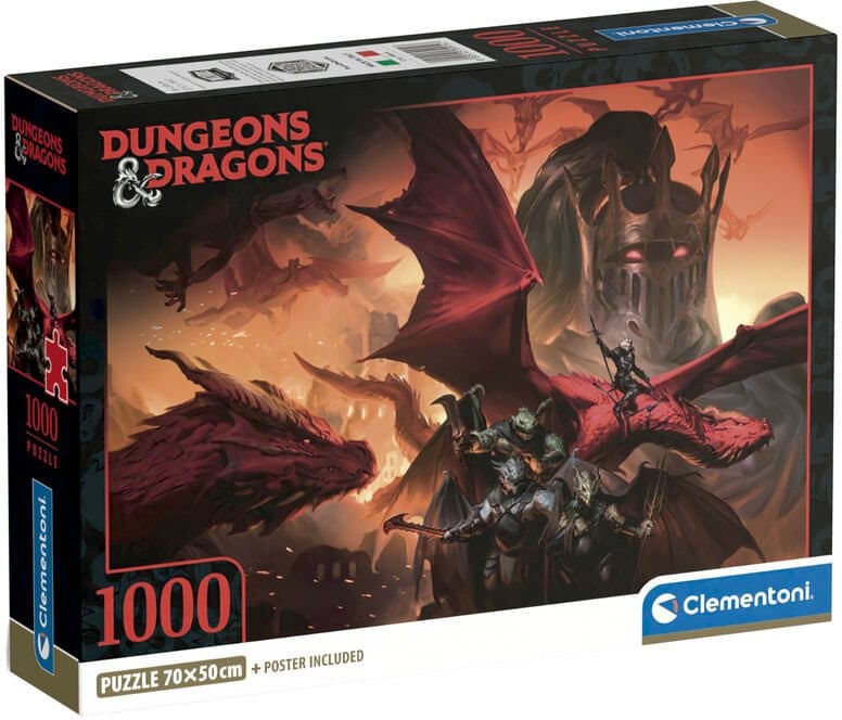 CLEMENTONI Puzzle Dungeons&Dragons  1000 dílků