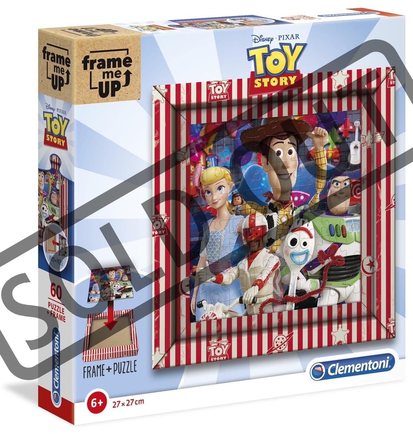 CLEMENTONI Puzzle Frame Me Up Toy Story 60 dílků