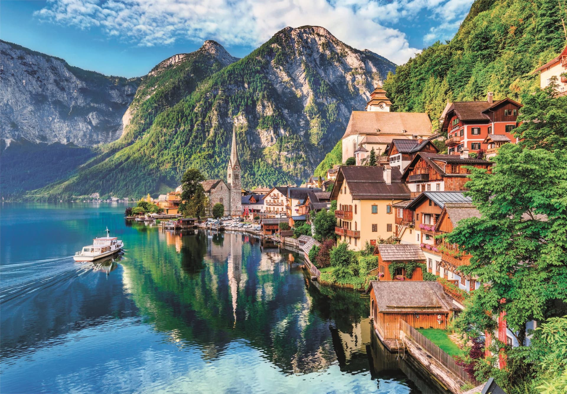 CLEMENTONI Puzzle Hallstatt 1500 dílků