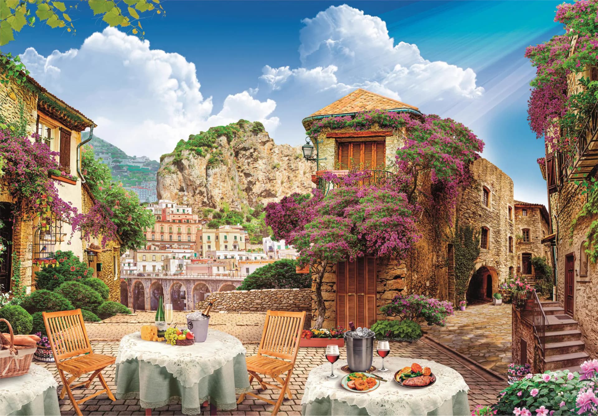 Clementoni - Puzzle Italian Sight - 1500 dielov
