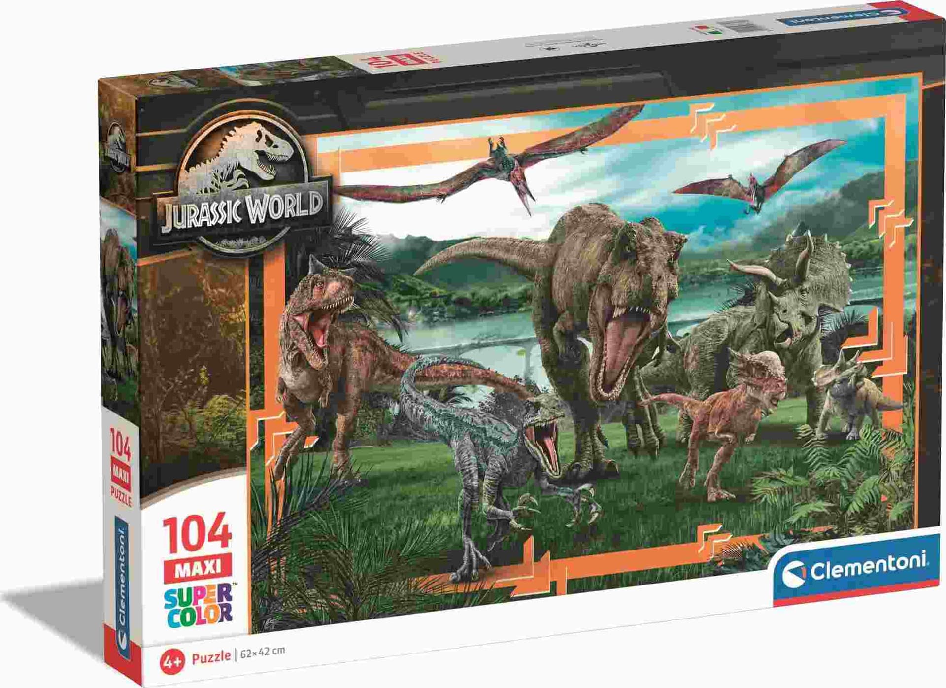 Clementoni - Puzzle Jurassic World maxi - 100 dielov