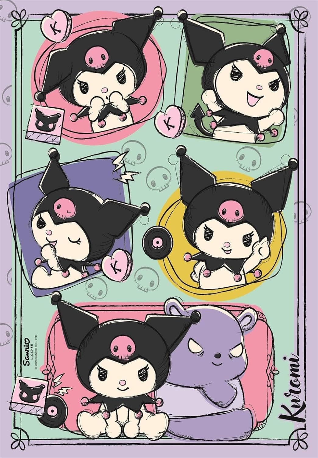 CLEMENTONI Puzzle Kuromi 500 dílků