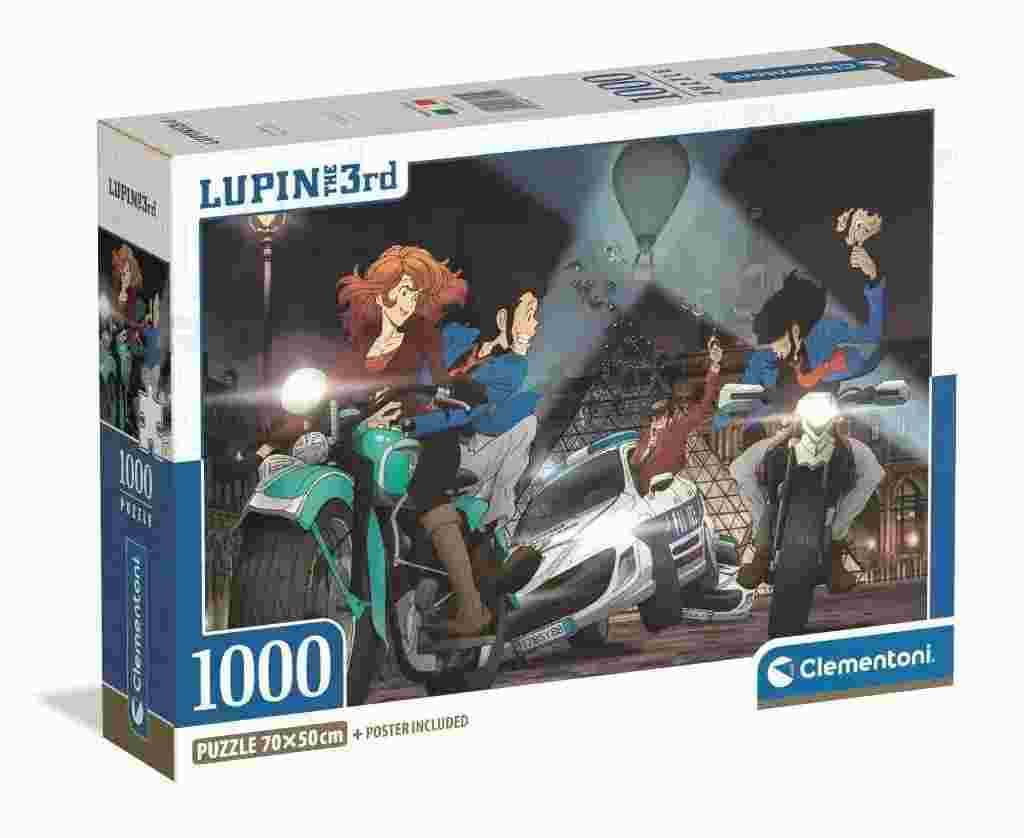 Clementoni - Puzzle Lupin III - 1000 dielov
