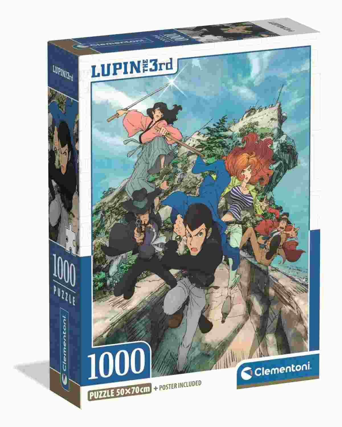 Clementoni - Puzzle Lupin III - 1000 dielov
