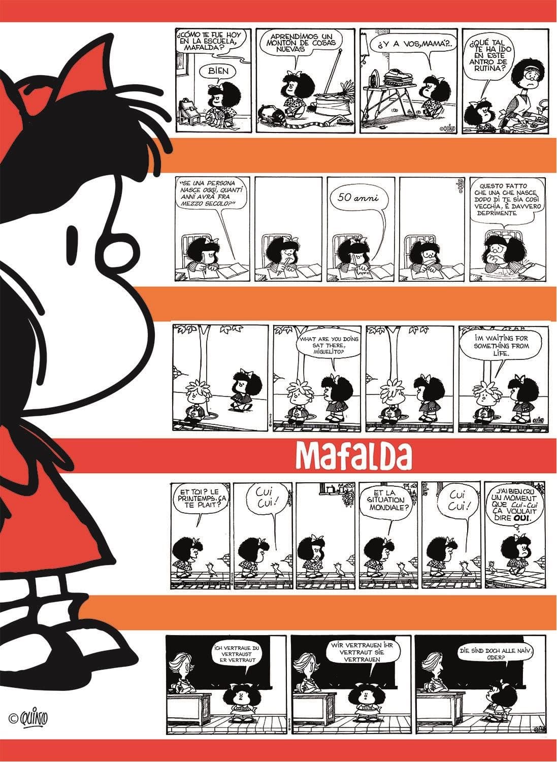 CLEMENTONI Puzzle Mafalda 500 dílků