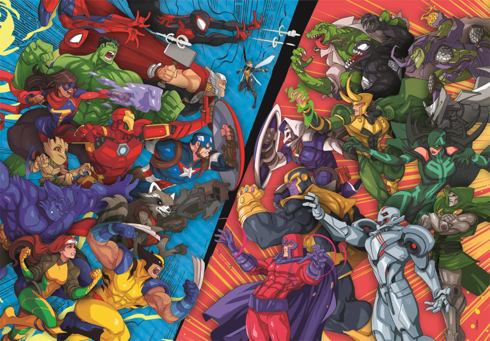 Clementoni - Puzzle Marvel - 100 dielov