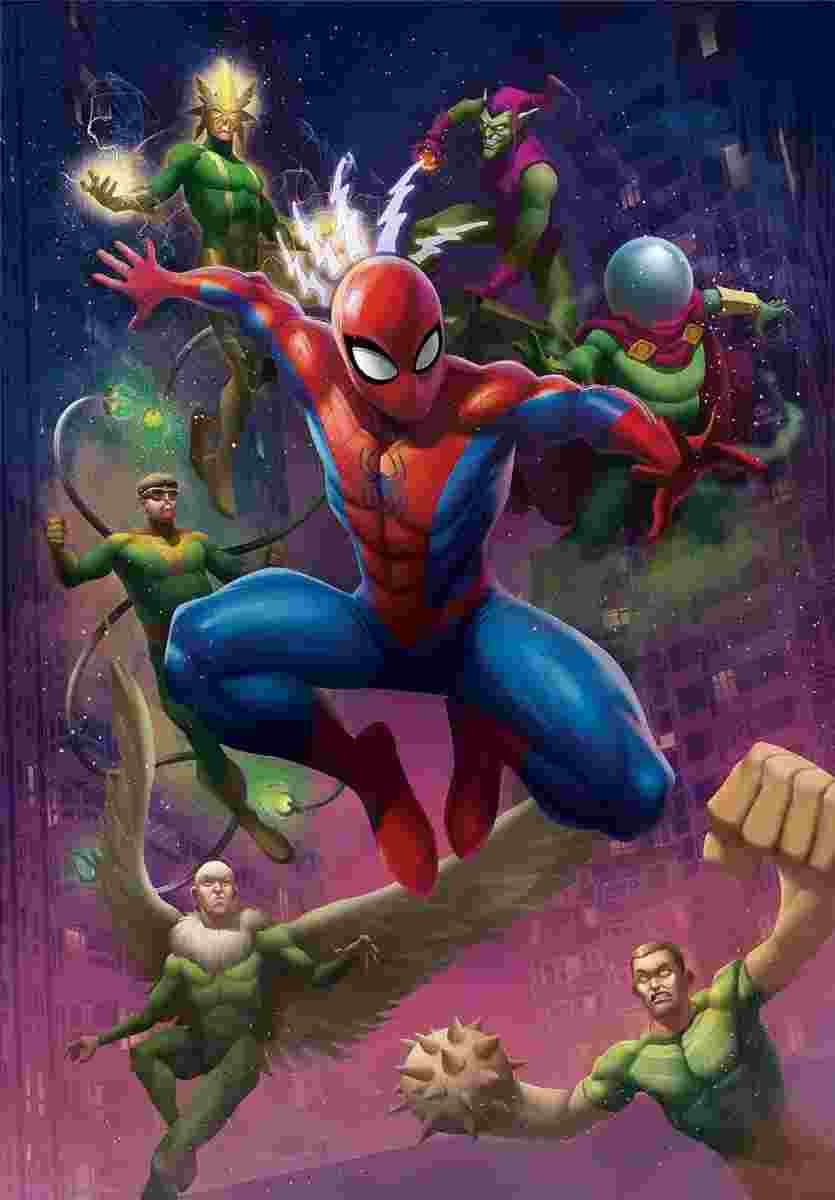 Clementoni - Puzzle Marvel Spiderman - 1000 dielov