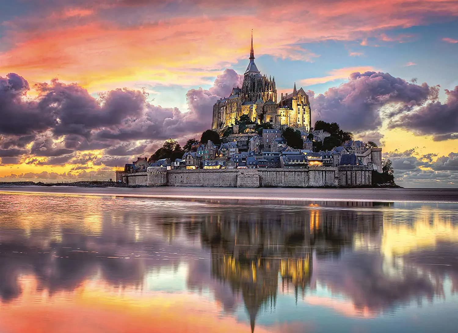Clementoni - Puzzle Mont Saint-Michel - 1000 dielov
