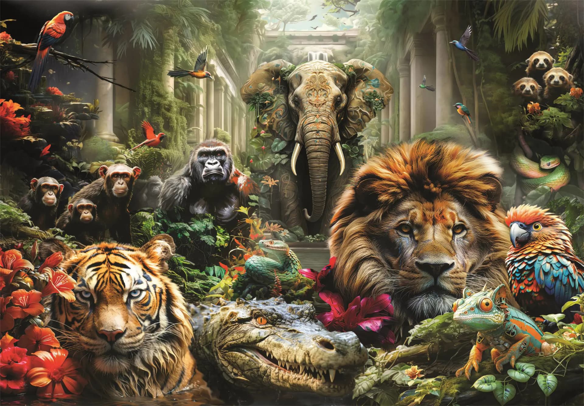 Clementoni - Puzzle Mystic Jungle - 1000 dielov