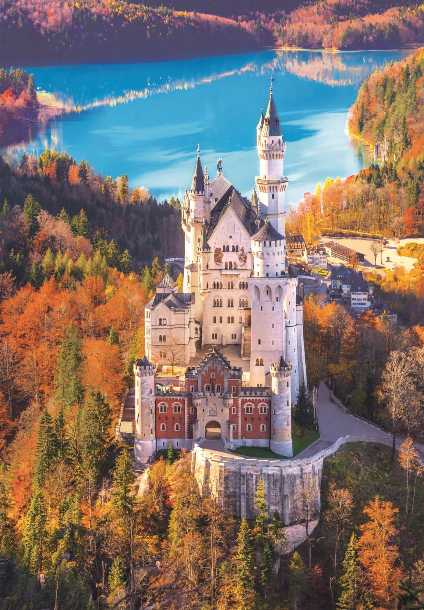CLEMENTONI Puzzle Neuschwanstein 1000 dílků