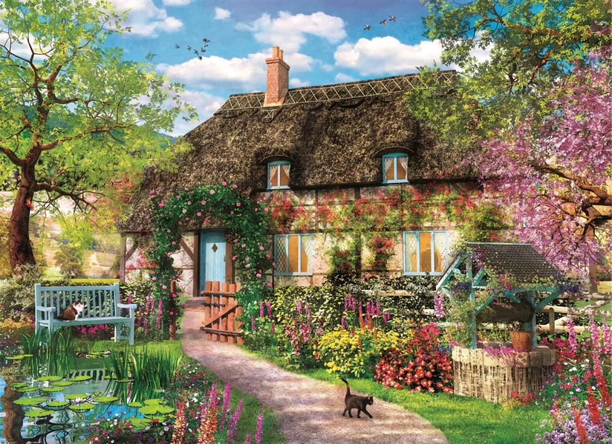 Clementoni - Puzzle Old hut - 1000 dielov