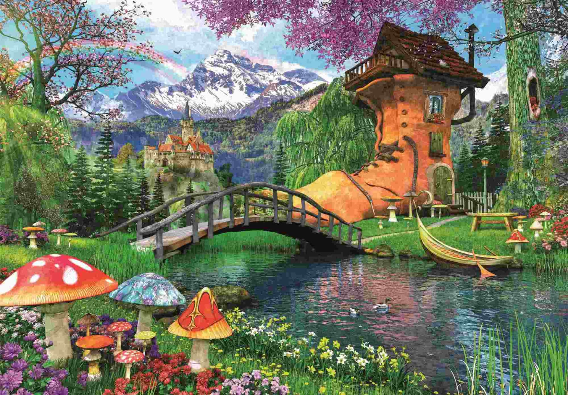 Clementoni - Puzzle Old Shoe House - 500 dielov