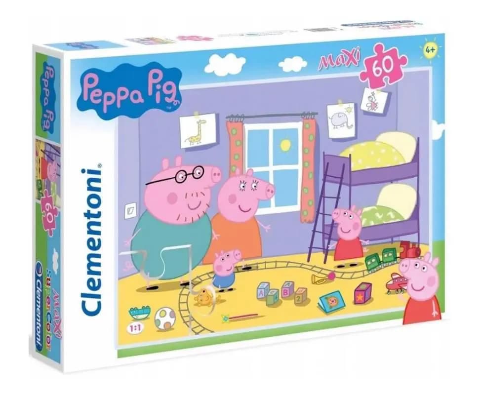 Clementoni - Puzzle Peppa Pig 60 maxi - 40-99 dielov