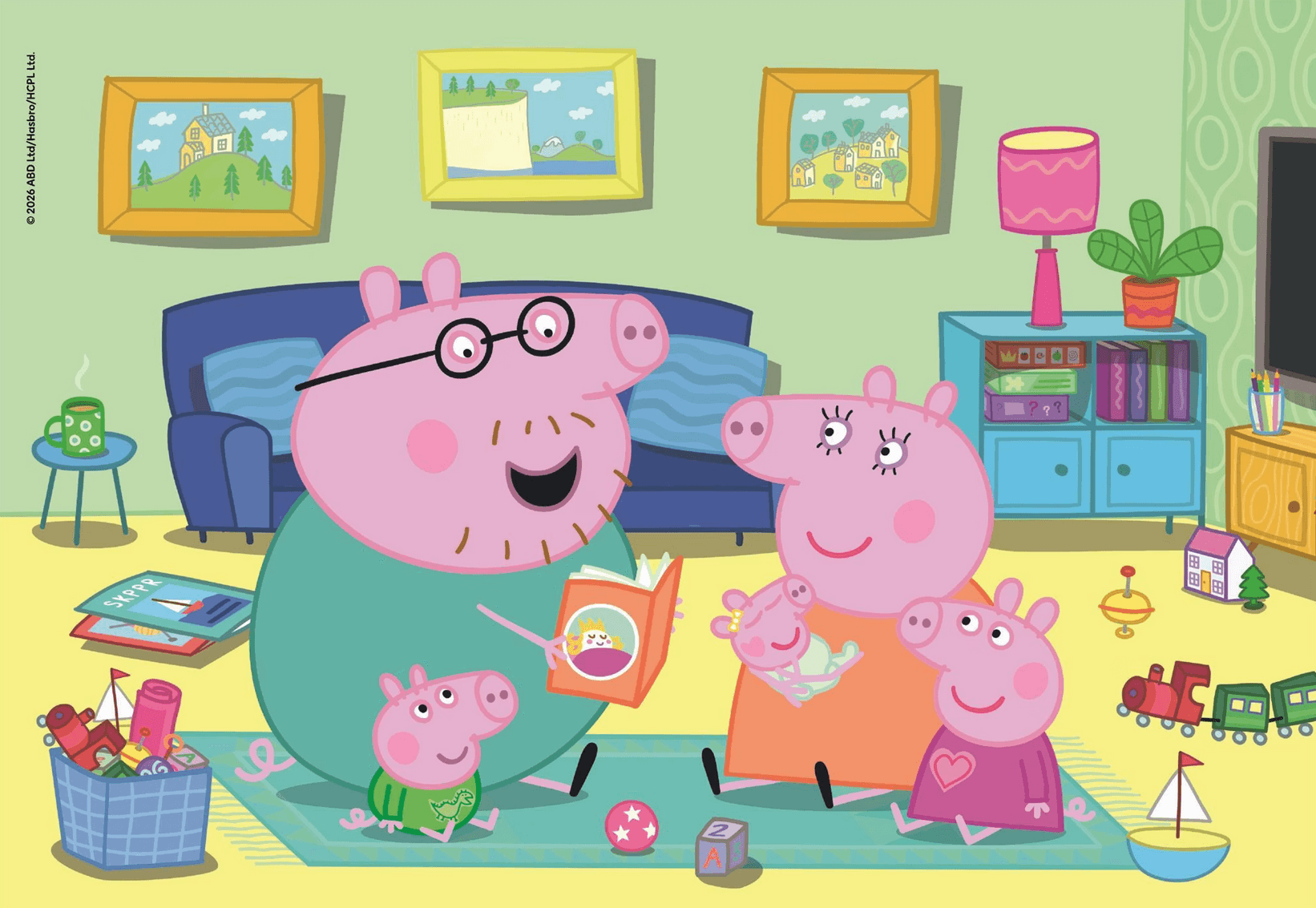 CLEMENTONI Puzzle Prasátko Peppa 60 dílků