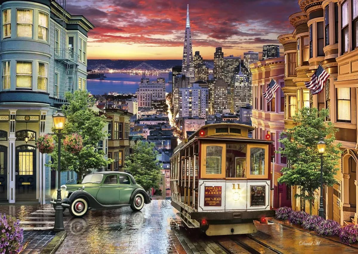 Clementoni - Puzzle San Francisco - 3000 dielov