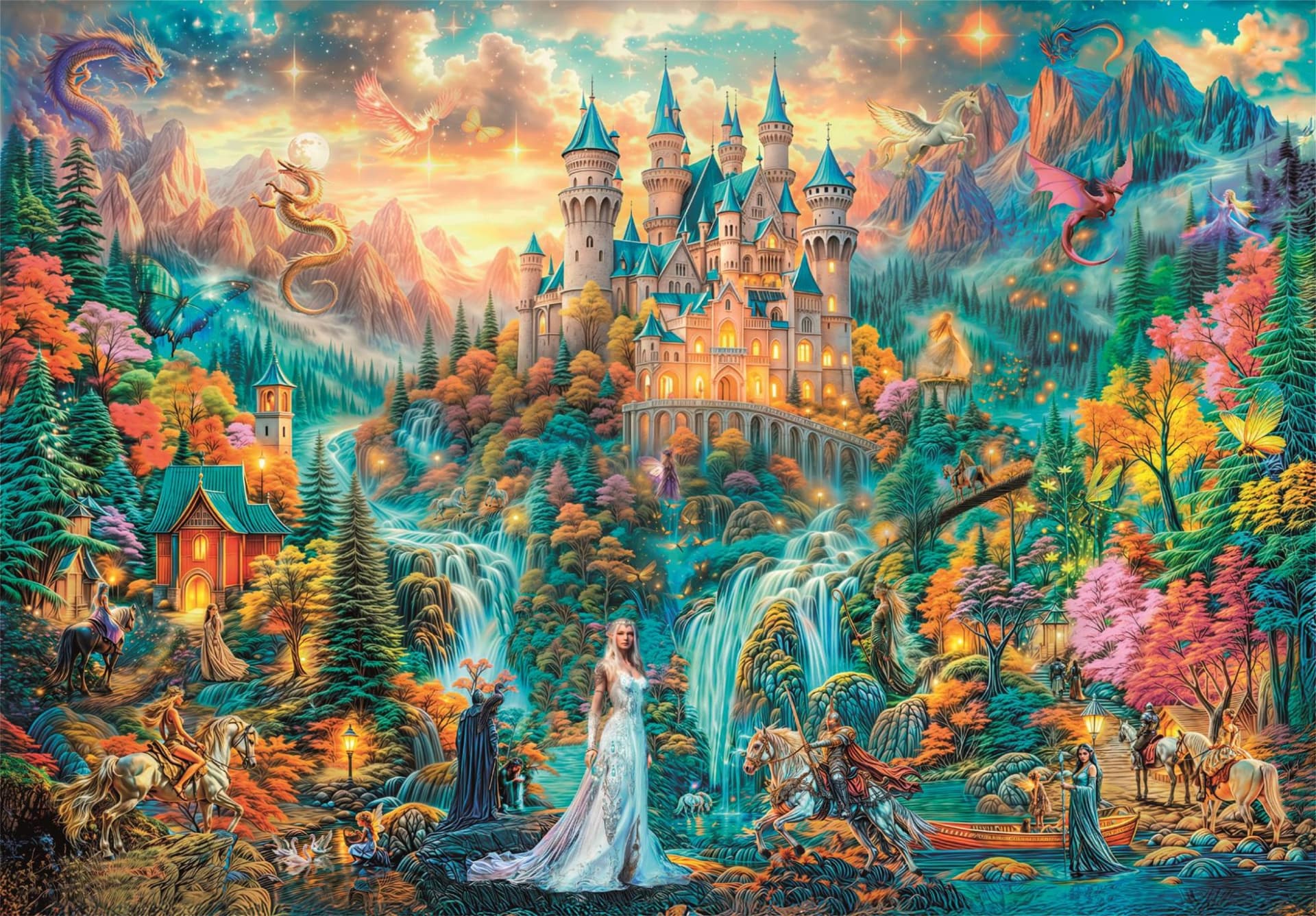 CLEMENTONI Puzzle Skrytá říše 2000 dílků