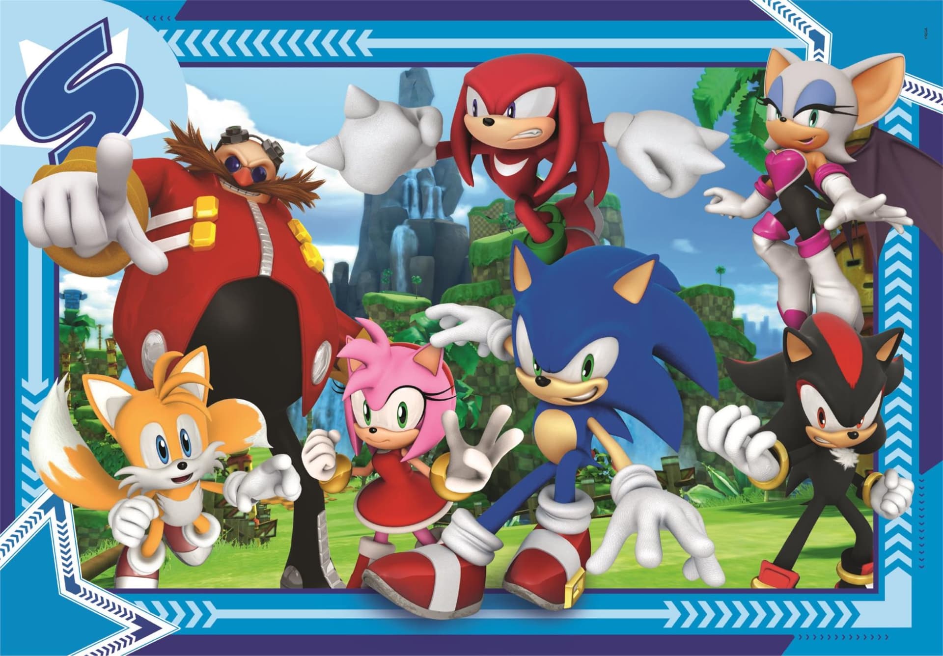 CLEMENTONI Puzzle Sonic 300 dílků