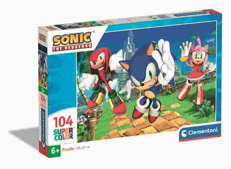 Clementoni - Puzzle Sonic and friends - 100 dielov