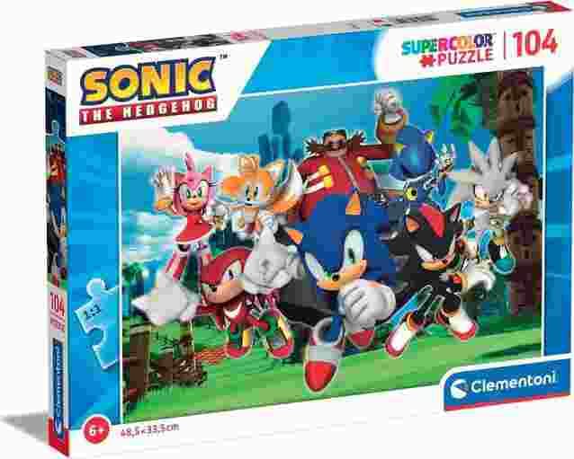 Clementoni - Puzzle Sonic: The Hedgehog - 100 dielov