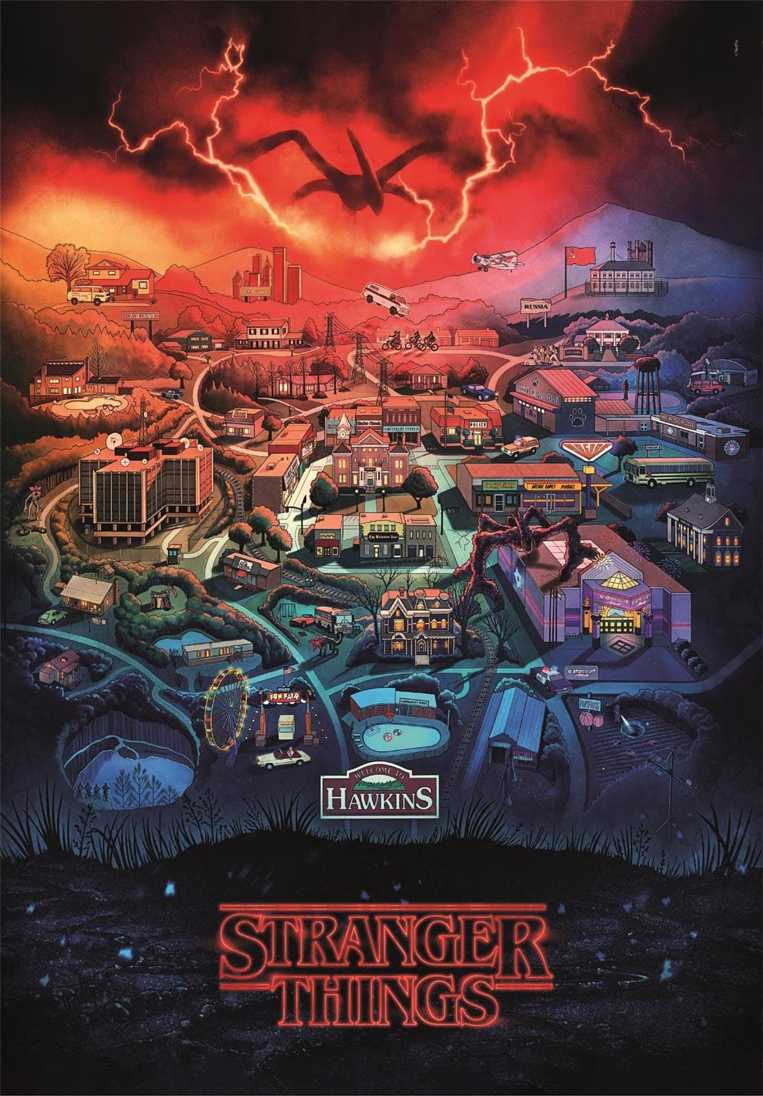 CLEMENTONI Puzzle Stranger Things 300 dílků