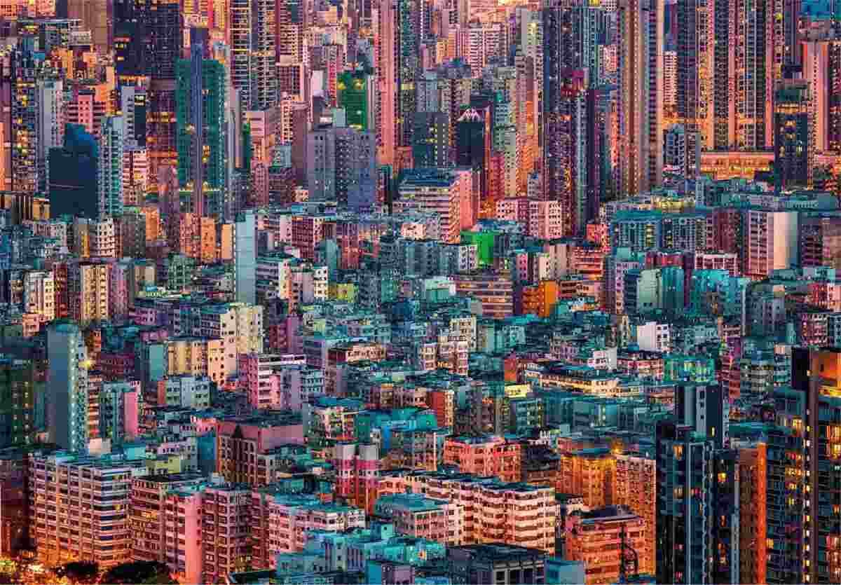 Clementoni - Puzzle The Hive, Hong Kong - 1500 dielov