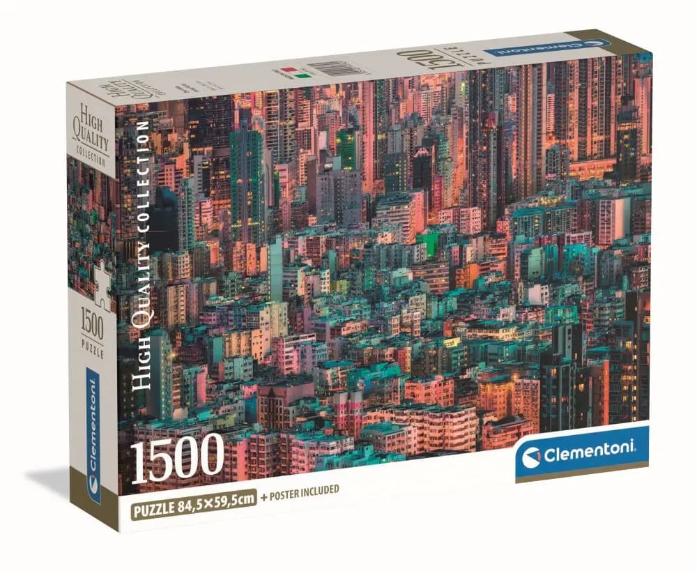 Clementoni - Puzzle The Hive Hong Kong - 1500 dielov