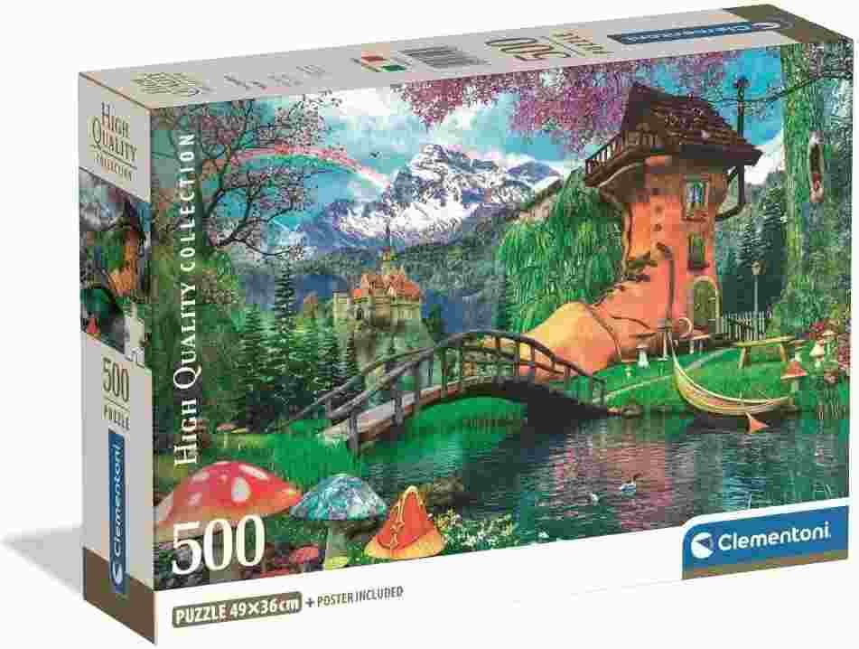Clementoni - Puzzle The Old Shoe House - 500 dielov