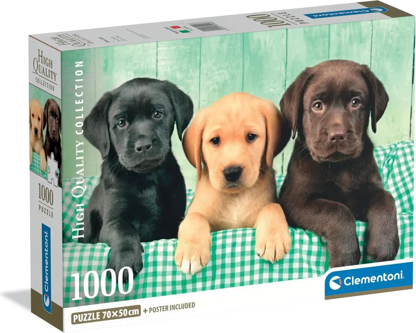 Clementoni - Puzzle Three Labs - 1000 dielov