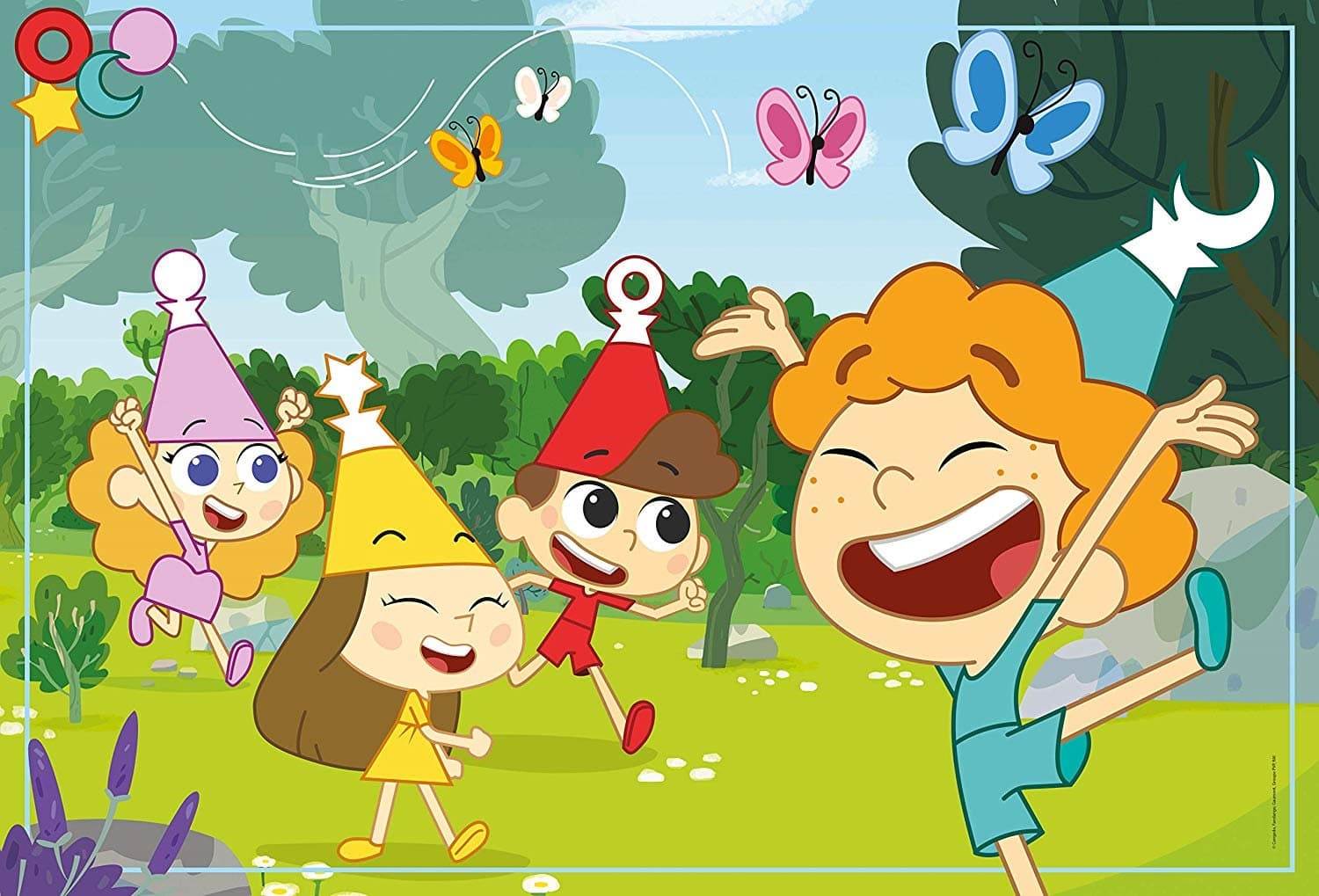CLEMENTONI Puzzle Trulli Tales MAXI 24 dílků