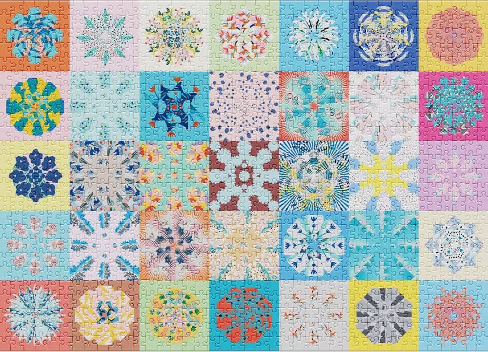 CLOUDBERRIES Puzzle Patchwork 1000 dílků